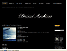 Tablet Screenshot of clinicalarchives.spyw.com